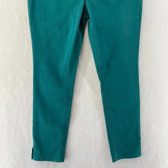 Old Navy Pants Women's Sz 12 Tattle Teal Denim Super Skinny Stretch Ankle Jeans - Picture 7 of 12